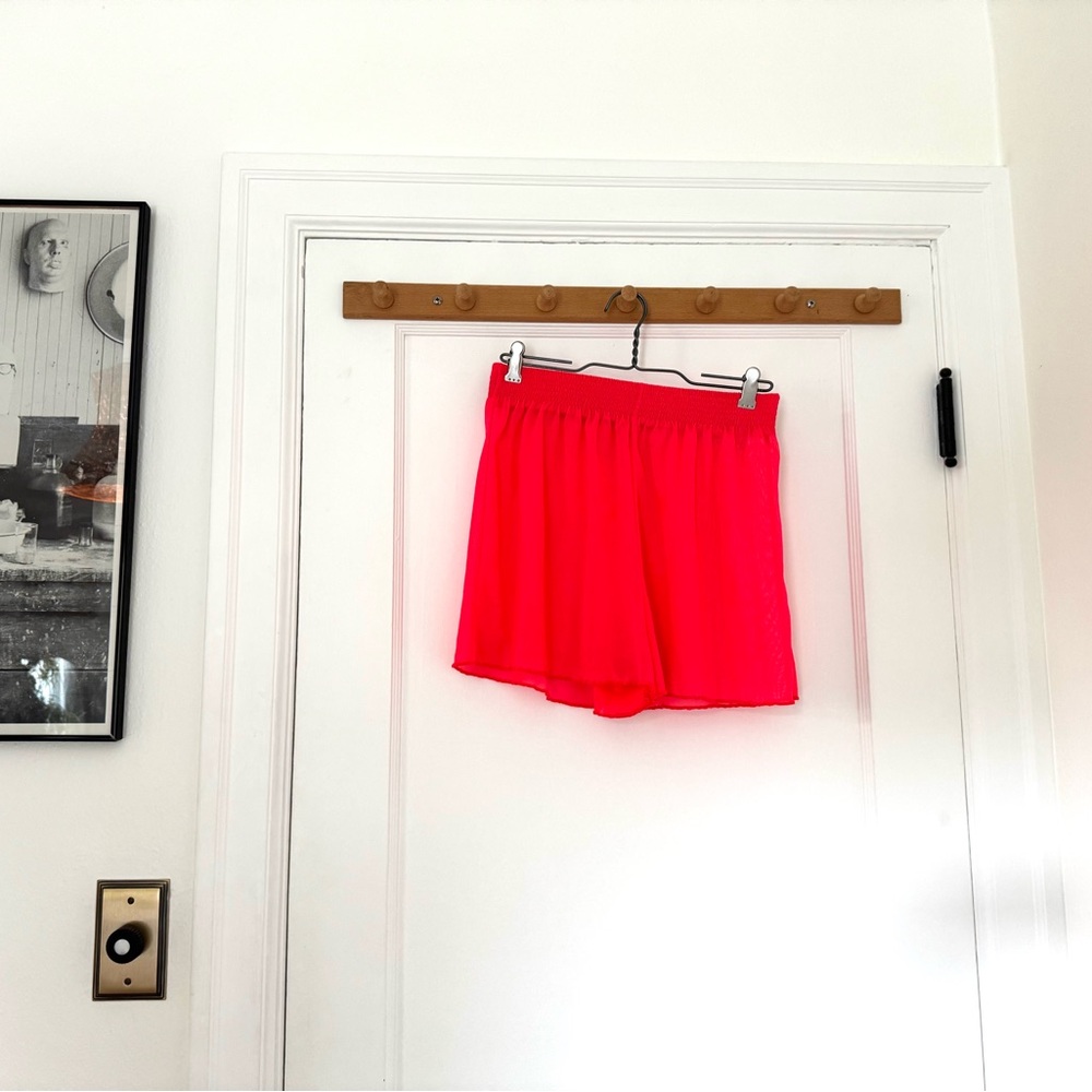 Vintage Ocean Pacific coral mesh shorts small